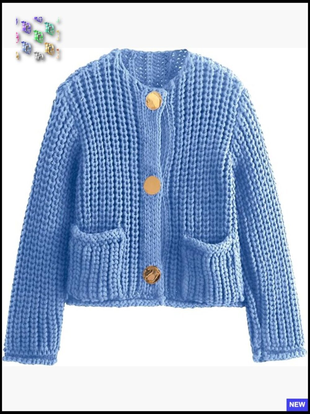 Cropped Chunky Cable Knit Cardigan Open Front Long Sleeve Loose Oversized Y2K